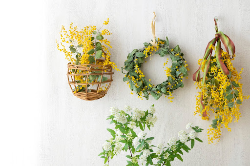 ミモザのリース