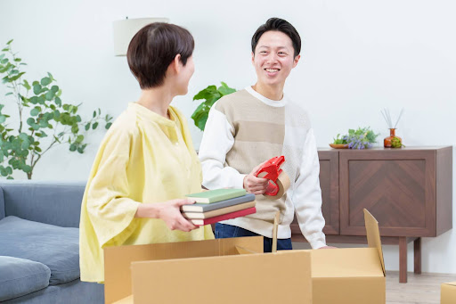 引っ越しの荷造り