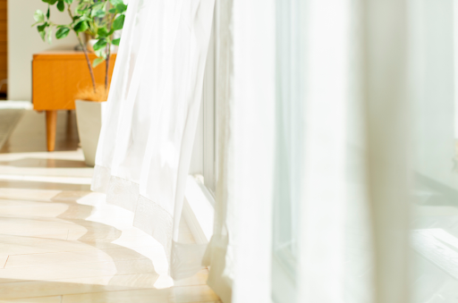 リビングのカーテン