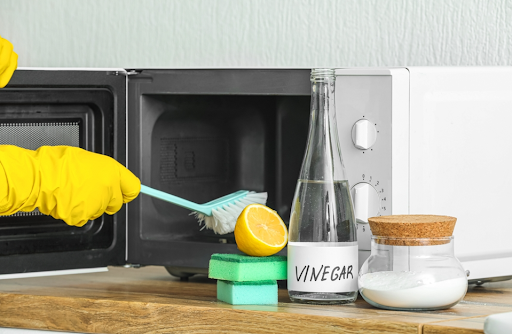 電子レンジの掃除