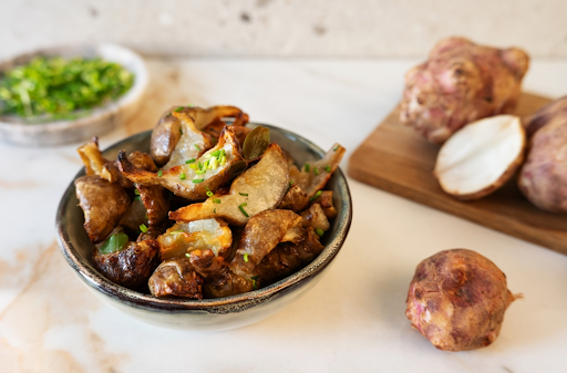 調理された菊芋